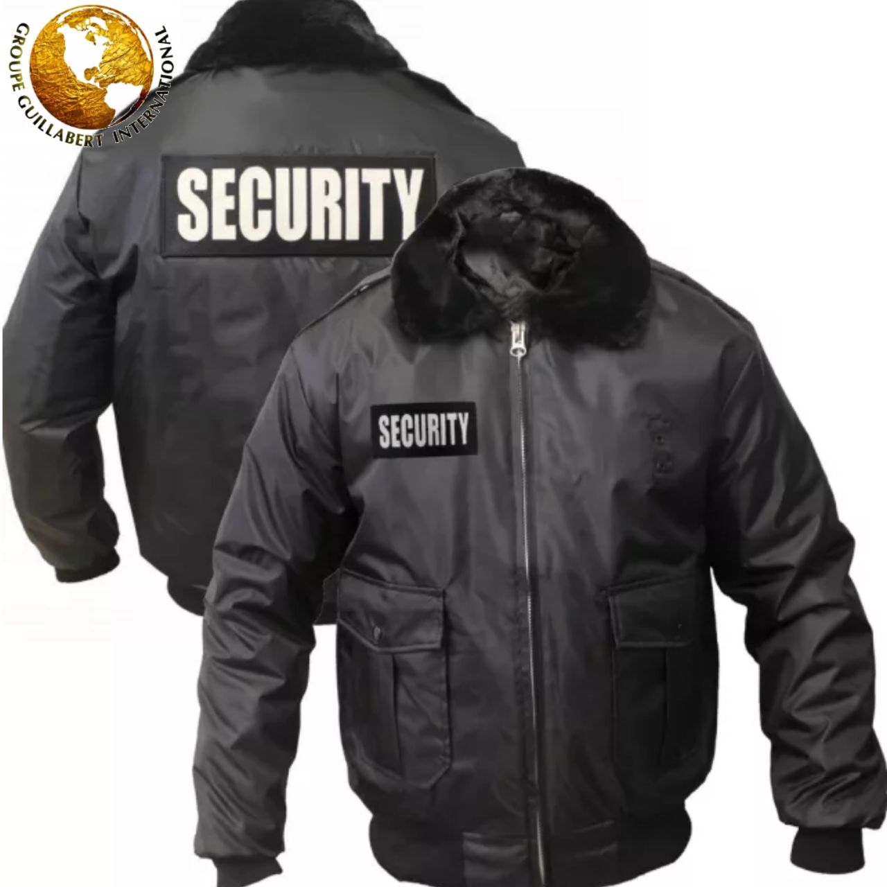WINTER SECURITY JACKET - BLACK