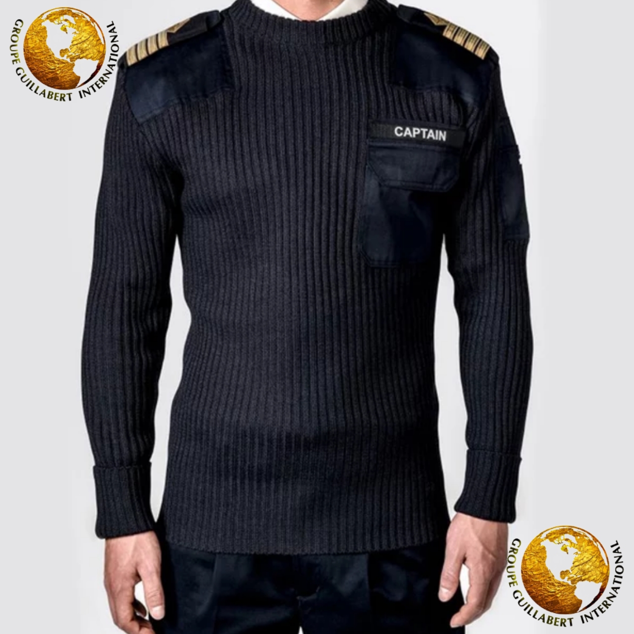 POLICE DARK BLUE SWEATER