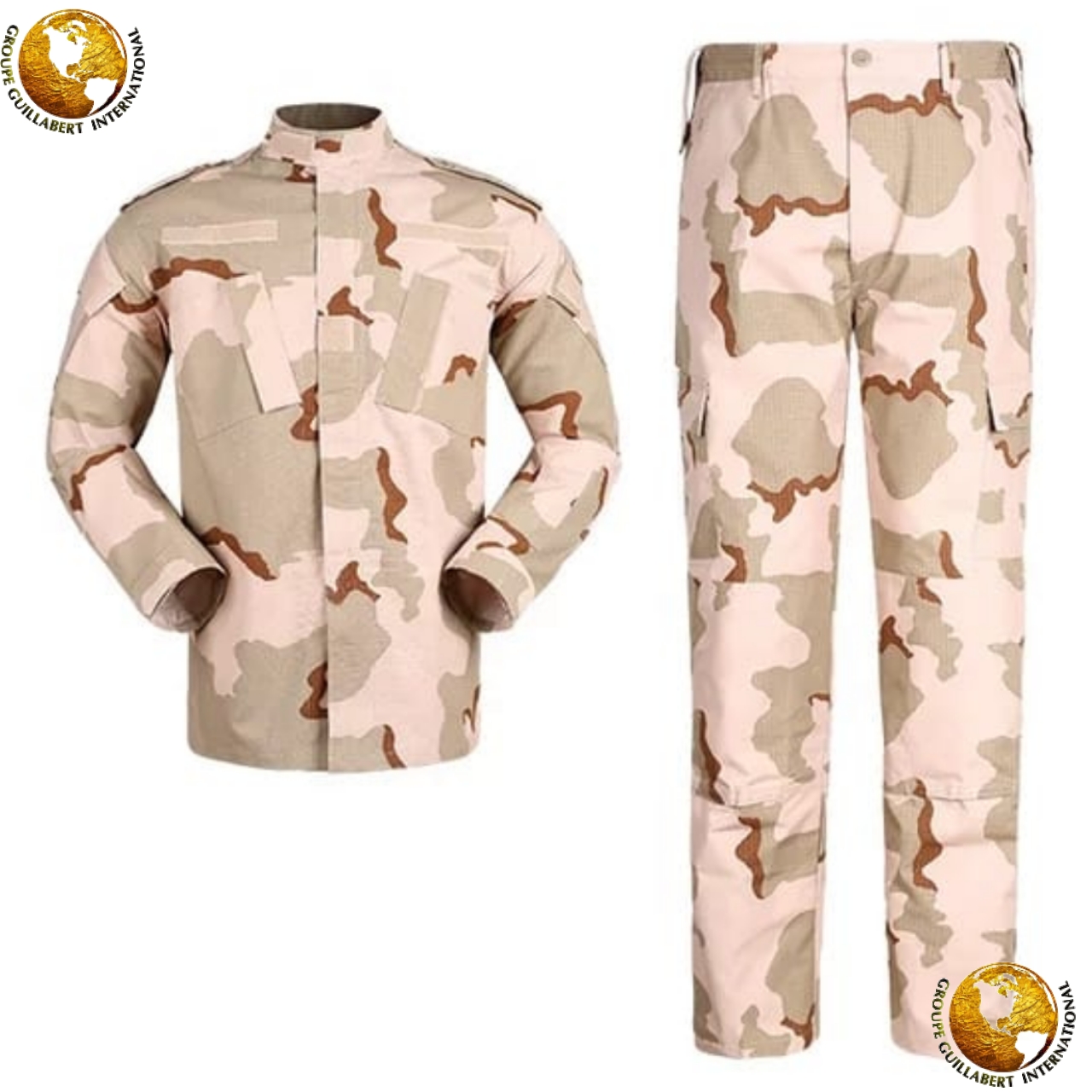 DESERT 3-COLOR MILITARY INTERVENTION UNIFORM RIPSTOP