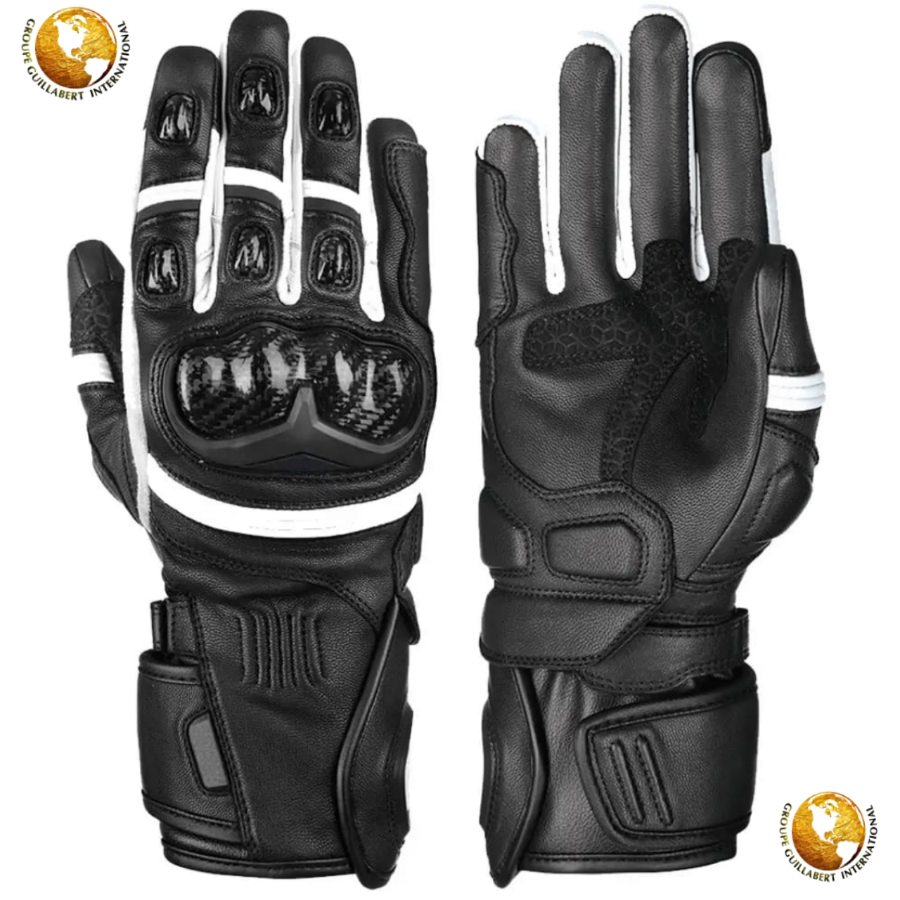 POLICE MOTORCYCLE LEATHER GLOVES