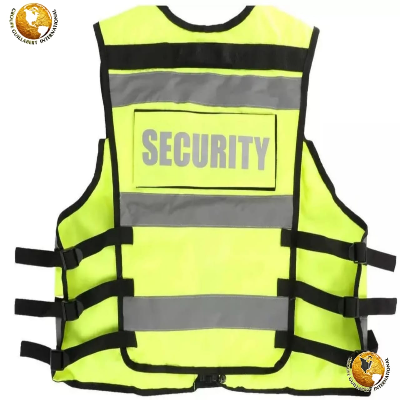 SECURITY TACTICAL VEST GREEN FLUORESCENT