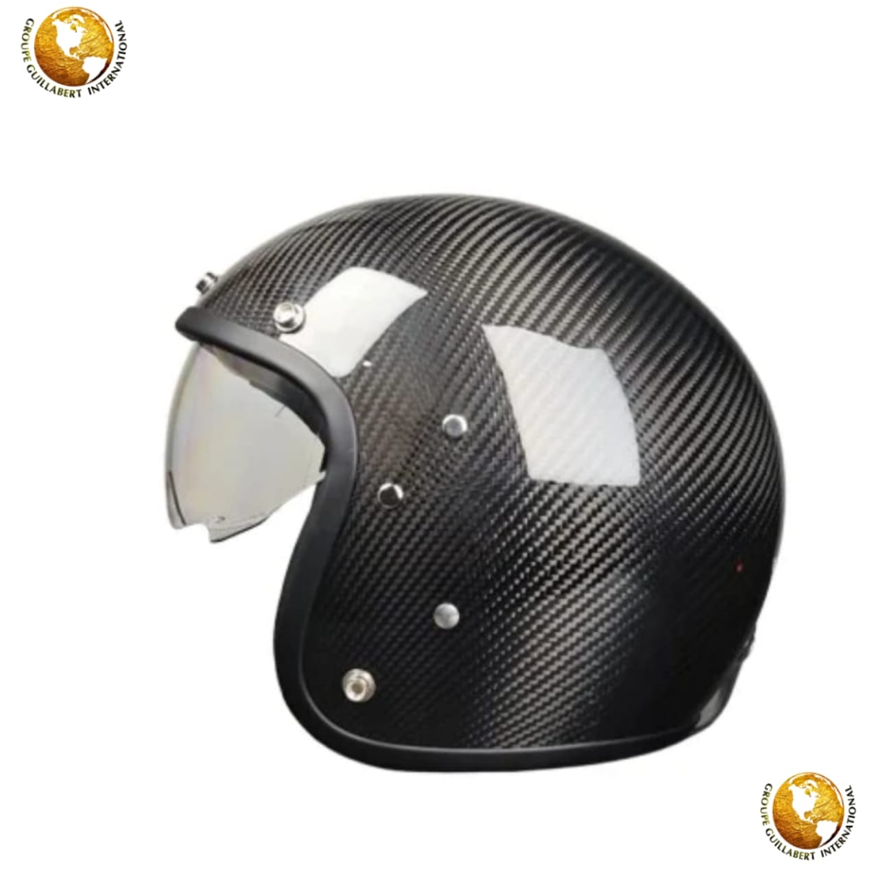 POLICE MOTORCYCLE HELMET CARBON FIBER