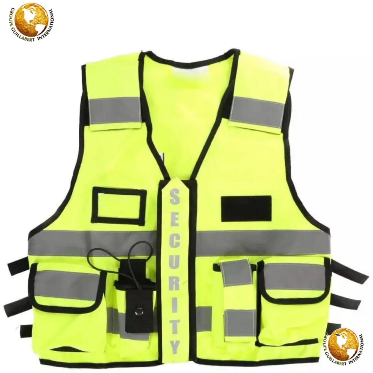 TACTICAL SECURITY VEST FLUORESCENT GREEN