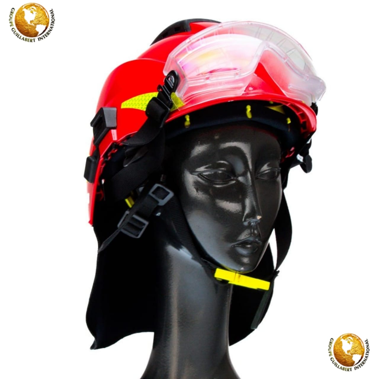 FIREFIGHTER HELMET F2 WITH SAFETY GOGGLES