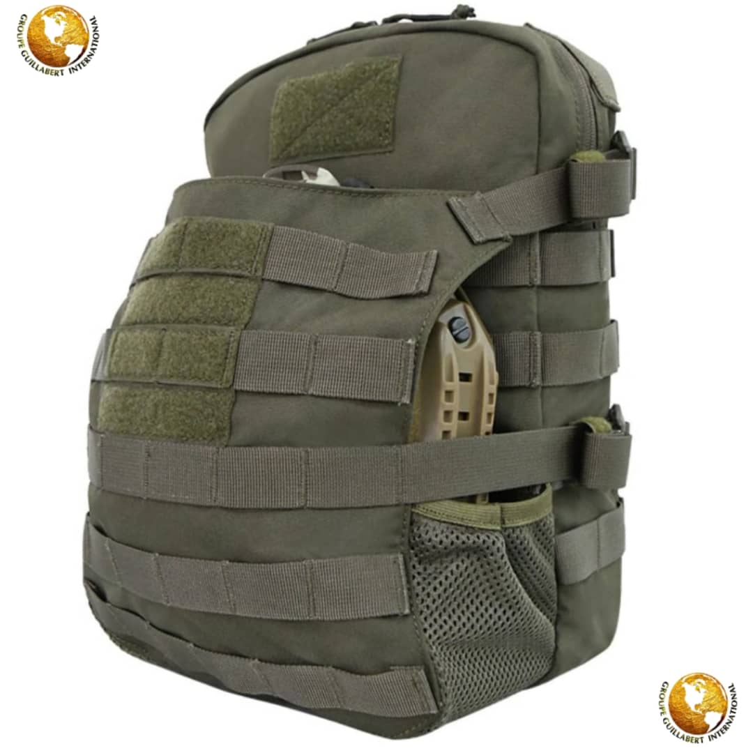 ARMY GREEN MOLLE TACTICAL BACKPACK MODULAR BALISTIC HELMET CARRIER