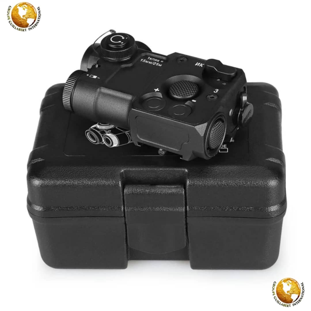 TACTICAL RIFLE LED FLASHLIGHT WITH GREEN IR LASER